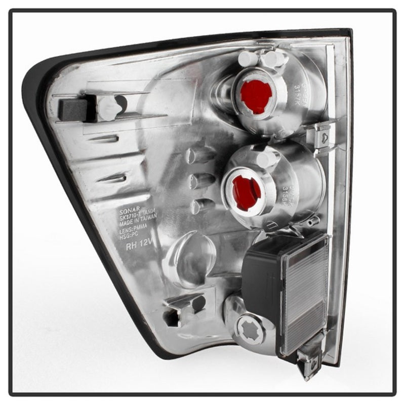 Spyder Nissan Titan 04-14 Euro Style Tail Lights Black Smoke ALT-YD-NTI04-BSM Tail Lights SPYDER