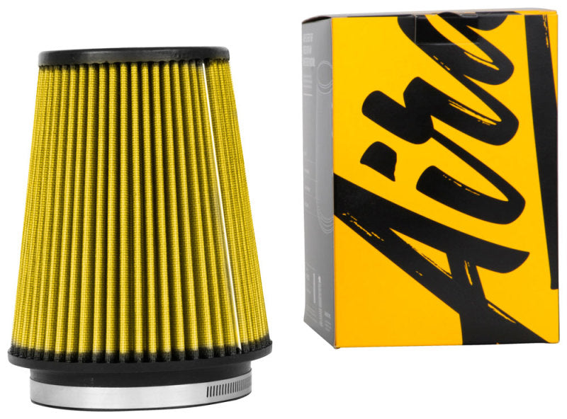 Airaid Universal Air Filter - Cone 5in FLG x 6-1/2in B x 4-3/4in T x 7-9/16in H - Synthaflow Air Filters - Universal Fit Airaid