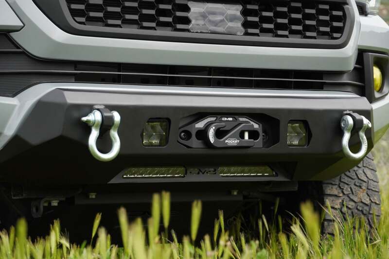 DV8 16-23 Toyota Tacoma Center Mount Winch Front Bumper Bumpers - Steel DV8 Offroad