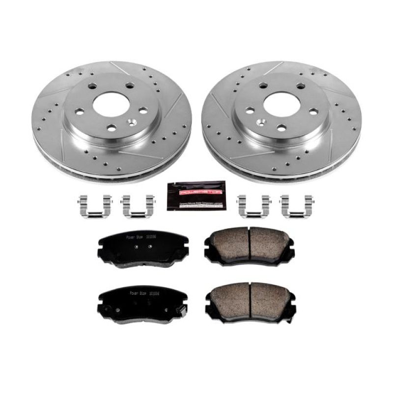 Power Stop 11-16 Buick LaCrosse Front Z23 Evolution Sport Brake Kit Brake Kits - Performance D&S PowerStop