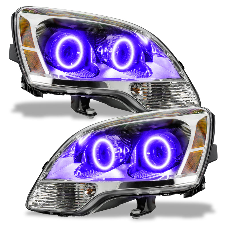 Oracle Lighting 08-12 GMC Acadia Non-HID Pre-Assembled LED Halo Headlights-UV/Purple Headlights ORACLE Lighting