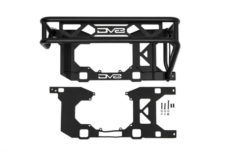 DV8 Offroad 21-23 Ford Bronco Spare Tire Guard & Accessory Mount Hitch Receivers DV8 Offroad