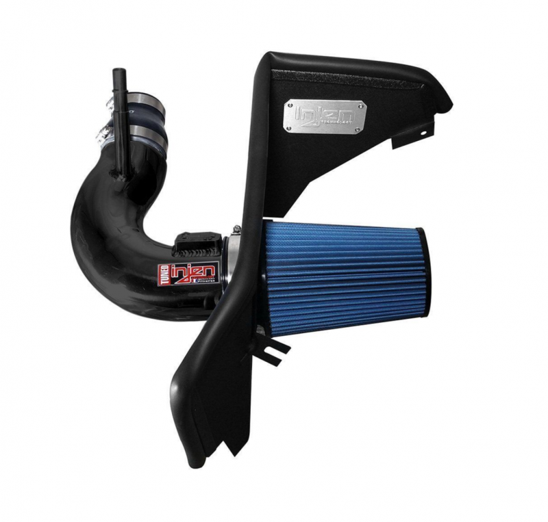 Injen 2016+ Chevy Camaro 2.0L Wrinkle Black Power-Flow Air Intake System Cold Air Intakes Injen
