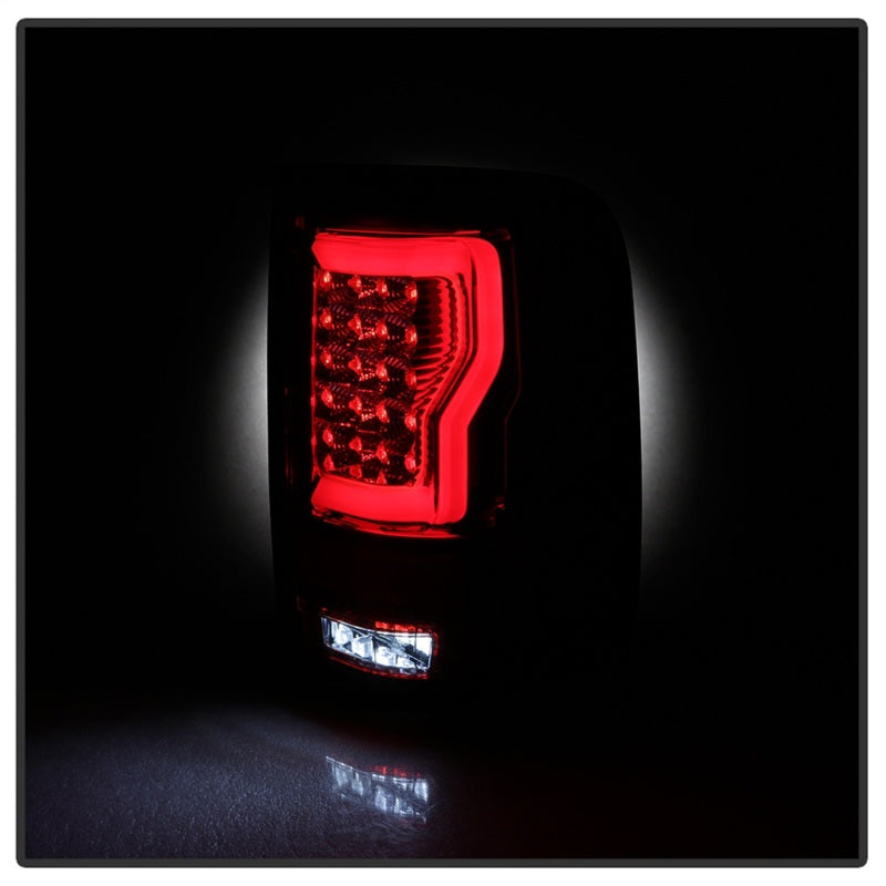 Spyder Ford F150 04-08 Styleside Tail Light V2 - LED - Red Clear ALT-YD-FF15004V2-LBLED-RC Tail Lights SPYDER