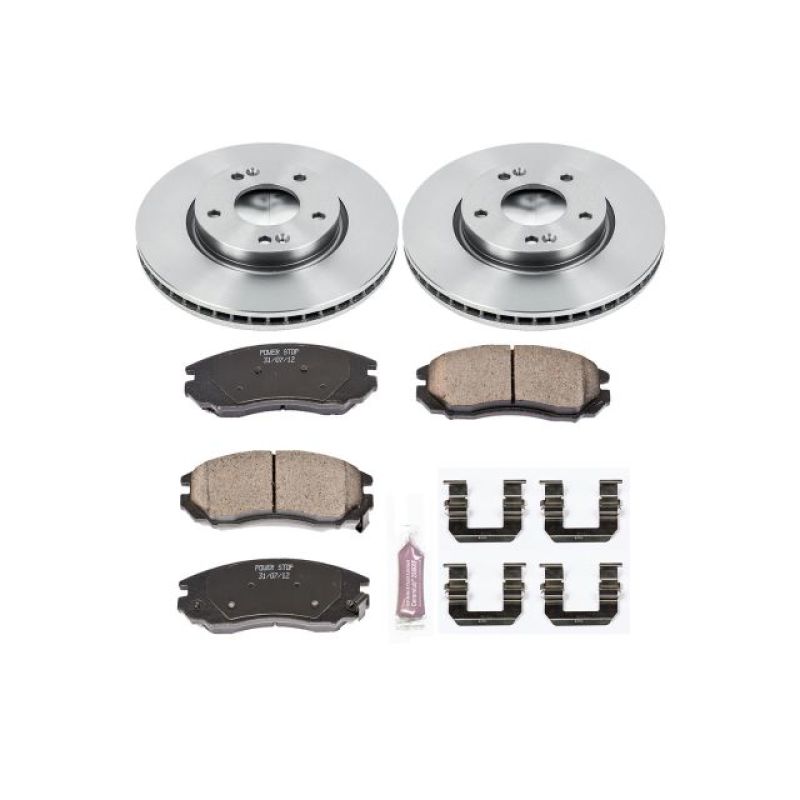 Power Stop 04-06 Hyundai Tiburon Front Autospecialty Brake Kit Brake Kits - OE PowerStop