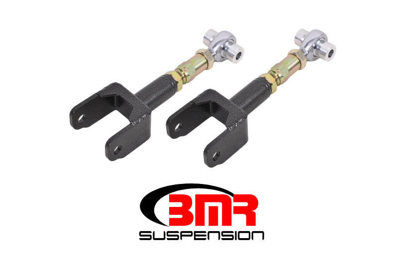 BMR 68-72 A-Body Upper Control Arms On-Car Adj. Rod Ends - Black Hammertone Control Arms BMR Suspension