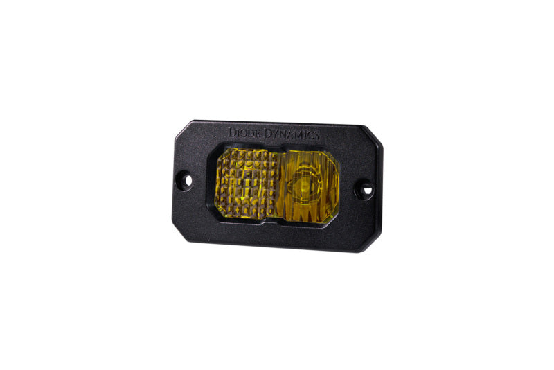 Diode Dynamics Stage Series 2in LED Pod Pro - Yellow Combo Flush ABL (Single) Light Accessories and Wiring Diode Dynamics