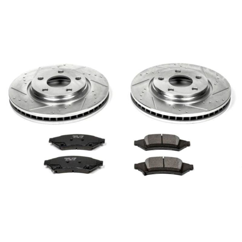Power Stop 2004 Pontiac Grand Prix Front Z23 Evolution Sport Brake Kit Brake Kits - Performance D&S PowerStop