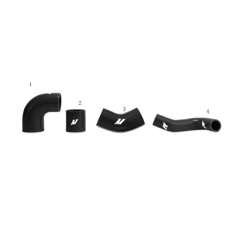 Mishimoto 01-07 Mitsubishi Lancer Evolution 7/8/9 Black Upper Intercooler Pipe Kit Intercooler Pipe Kits Mishimoto