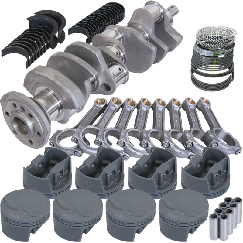 Eagle Chevy 400 3.750in Crank 5.700in I-Beam Rods -5cc Flat Top 4.155in Pistons Rotating Assembly Rotating Assemblies Eagle