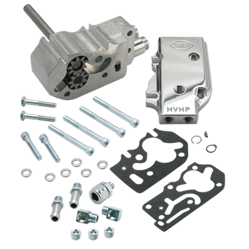 S&S Cycle 84-91 BT High Volume High Pressure Billet Oil Pump Only Kit Oil Pumps S&S Cycle
