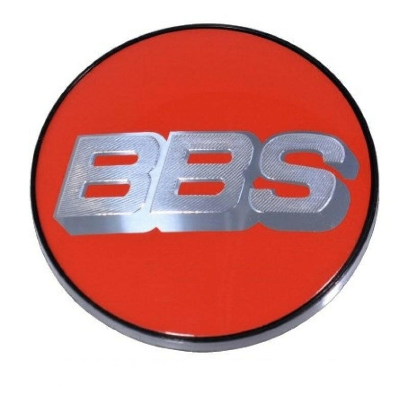BBS Center Cap 70.6mm Red/Silver (5-Tab) Wheel Center Caps BBS