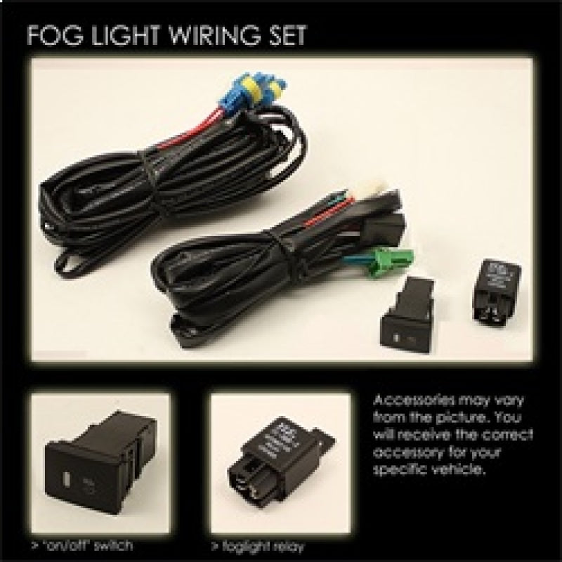 Spyder Toyota Tacoma 2012-2015 OEM Fog Lights W/Switch Clear FL-CL-TTA2012-C Fog Lights SPYDER