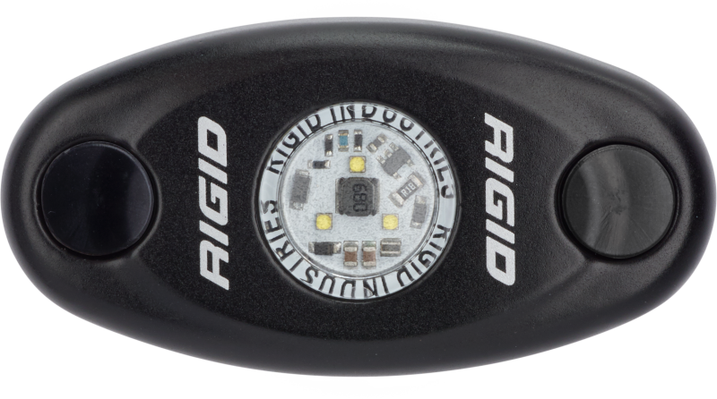 Rigid Industries A-Series Light - Black - Low Strength - Natural White Light Bars & Cubes Rigid Industries