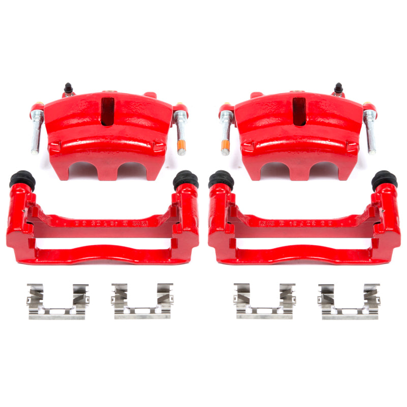 Power Stop 06-07 Buick Rainier Front Red Calipers w/Brackets - Pair Brake Calipers - Perf PowerStop