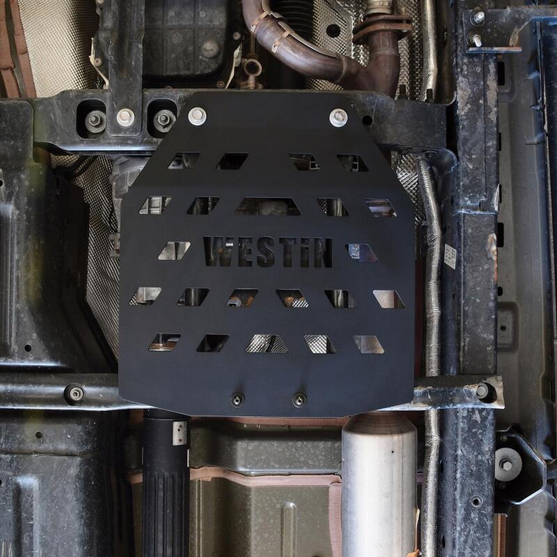 Westin/Snyper 18-21 Jeep Wrangler JL Transfer Case Skid Plate - Textured Black Skid Plates Westin