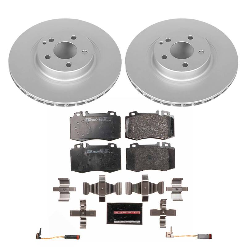 Power Stop 07-09 Mercedes-Benz E350 Front Euro-Stop Brake Kit Brake Kits - OE PowerStop