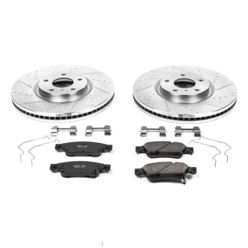 Power Stop 07-08 Infiniti G35 Front Z23 Evolution Sport Brake Kit Brake Kits - Performance D&S PowerStop