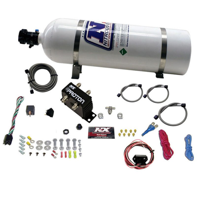 Nitrous Express Proton Fly By Wire Nitrous Kit w/15lb Bottle Nitrous Systems Nitrous Express