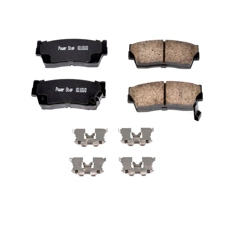 Power Stop 89-97 Geo Tracker Front Z17 Evolution Ceramic Brake Pads w/Hardware Brake Pads - OE PowerStop