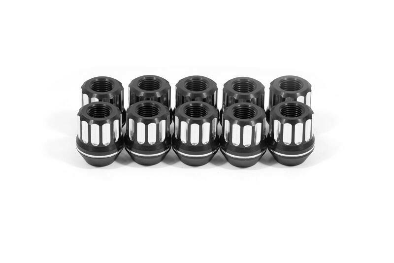 BMR 97-19 Chevrolet Corvette C5/C6/C7 Lug Nut Kit 12mm x 1.50 RH Conical 12-pt Alum Set of 10 Lug Nuts BMR Suspension