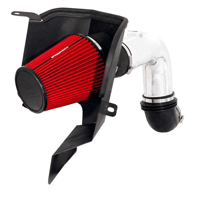 Spectre 03-07 Dodge RAM L6-5.9L DSL Air Intake Kit - Polished w/Red Filter Cold Air Intakes Spectre