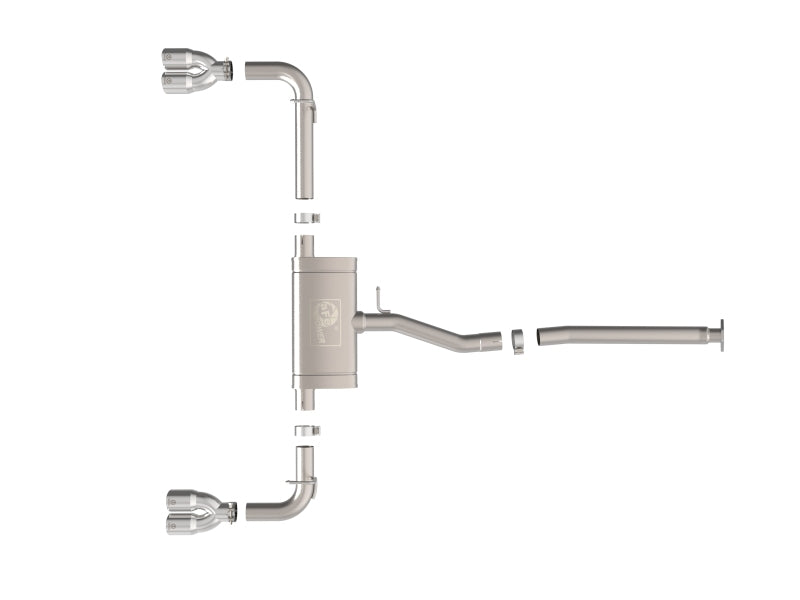 aFe 22-25 Lexus NX250 2.5L SS-304 Cat-Back Exhaust w/ Polished Tips Catback aFe