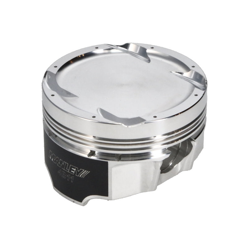 Manley 08+ Mitsubishi 4B11T 86mm STD -11cc Dome 9.0:1 CR Turbo Tuff Series Piston Set w/ Rings Piston Sets - Forged - 4cyl Manley Performance