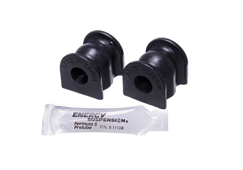 Energy Suspension 04-05 Acura TSX Black 15mm Rear Sway Bar Bushing Set Bushing Kits Energy Suspension