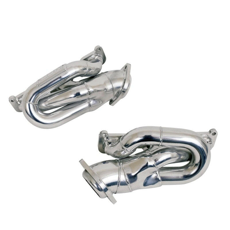BBK 11-15 Ford Mustang 3.7L Shorty Tuned Length Headers - 1-5/8 Silver Ceramic (CARB EO 11-14 Only) Headers & Manifolds BBK