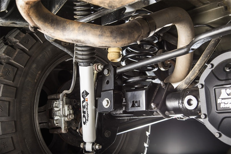 Rugged Ridge Rear Track Bar Relocation Bracket 07-18 Jeep Wrangler JK Sway Bars Rugged Ridge