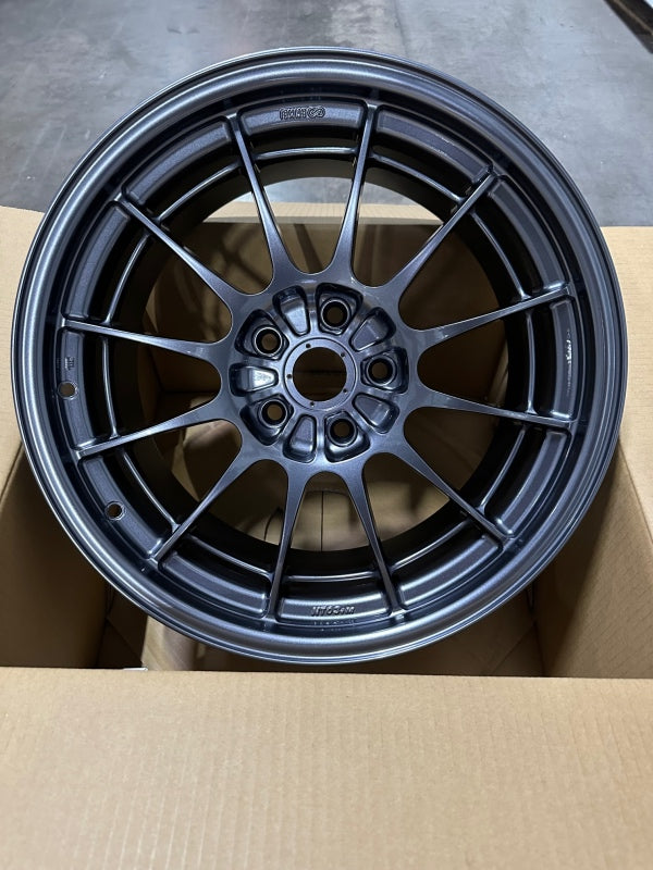 Enkei NT03+M 18x9.5 5x114.3 40mm Offset 72.6mm Bore Gunmetal Wheel *MOQ 40 Wheels - Cast Enkei