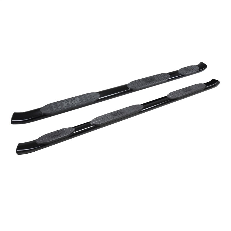 Westin 19-22 RAM 1500 Quad Cab 6.5ft Bed (Excl. Classic) PRO TRAXX 5 Oval W2W Nerf Step Bars - Blk Nerf Bars Westin