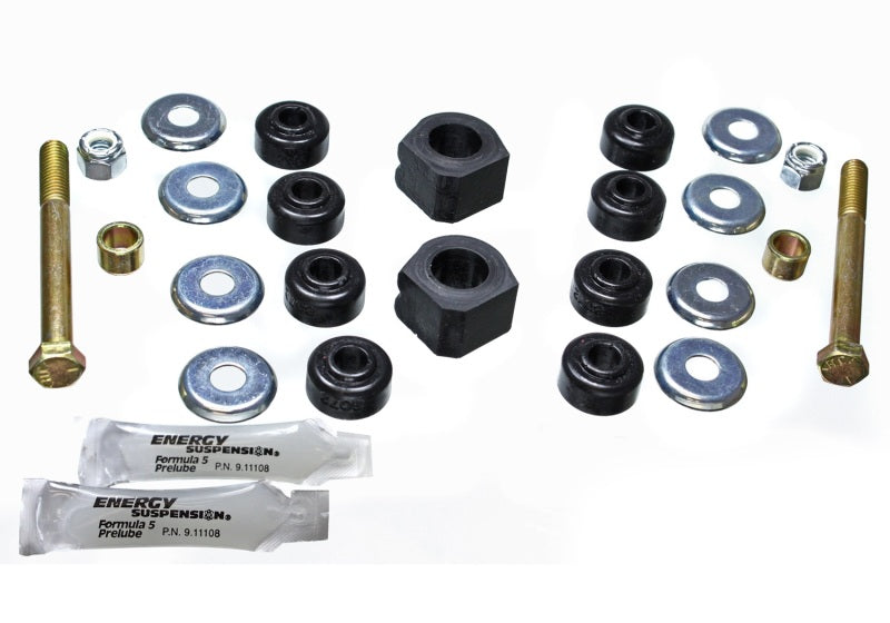 Energy Suspension 84-87 Honda Civic/CRX Black 18mm Front Sway Bar Bushings (Sway Bar link bushings a Bushing Kits Energy Suspension
