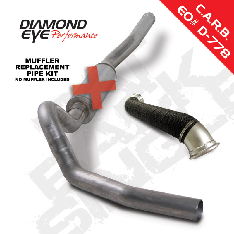 Diamond Eye KIT 4in Catback MRP Single w/ TDP SS 06-07 Chevy/GMC 6.6L Duramax 2500/3500 Catback Diamond Eye Performance