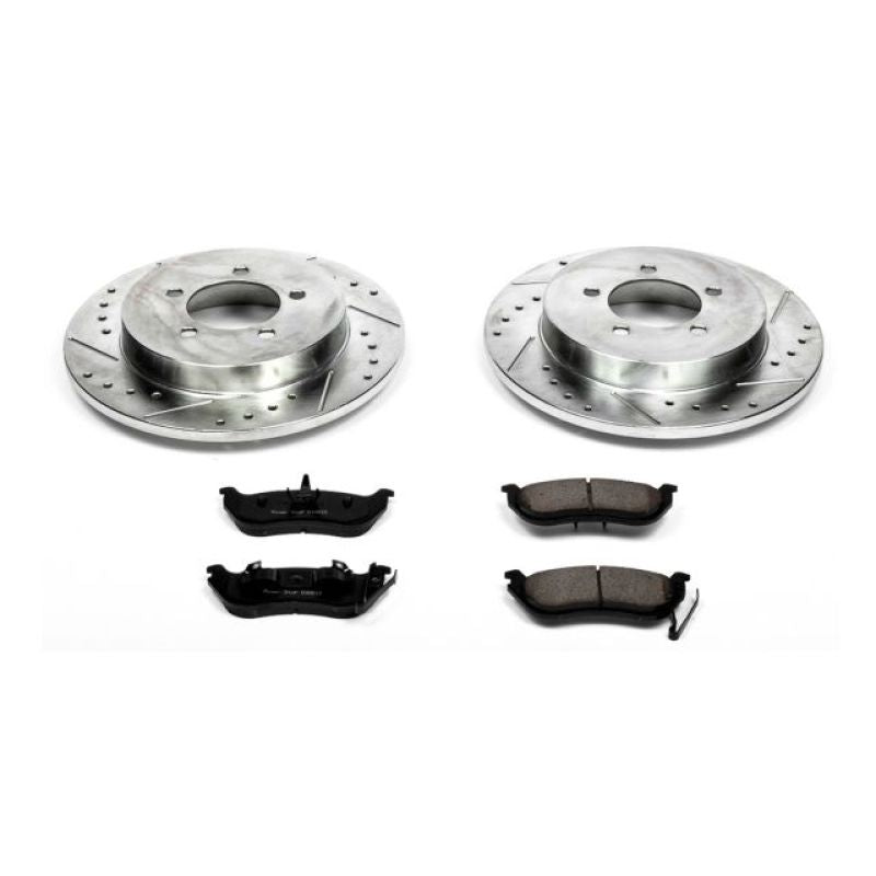 Power Stop 06-10 Ford Explorer Rear Z23 Evolution Sport Brake Kit Brake Kits - Performance D&S PowerStop