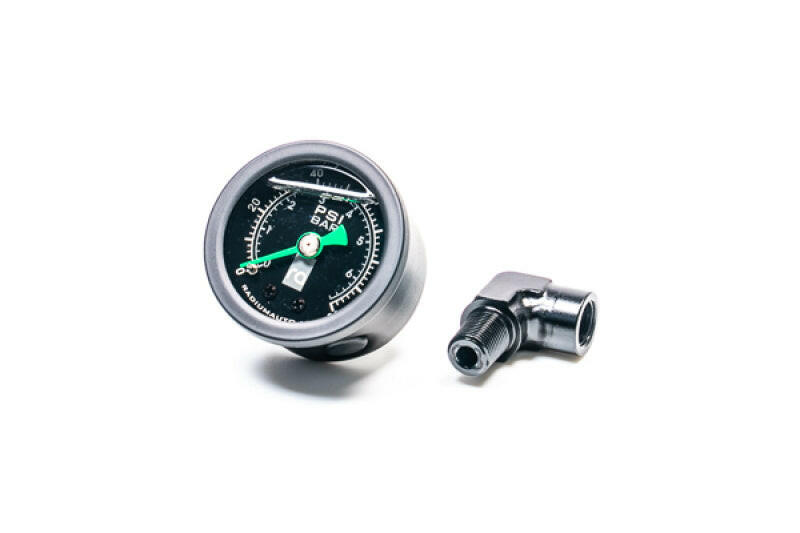 Radium Engineering 0-100 PSI Fuel Pressure Gauge With 90 Degree Adapter Gauges Radium Engineering