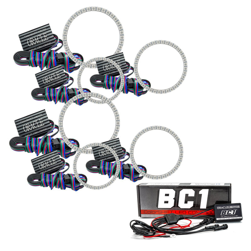 Oracle Chevy Corvette C6 05-13 Halo Kit - Triple - ColorSHIFT w/ BC1 Controller Headlights ORACLE Lighting