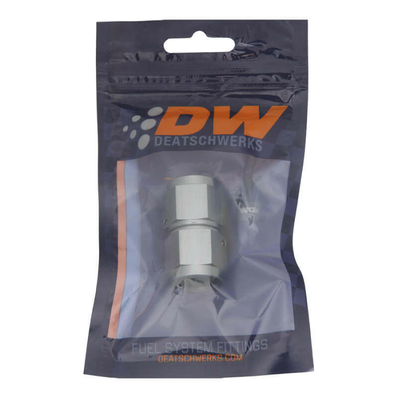 DeatschWerks 8AN Female Flare To 8AN Flare Female Swivel - Anodized Titanium Fittings DeatschWerks