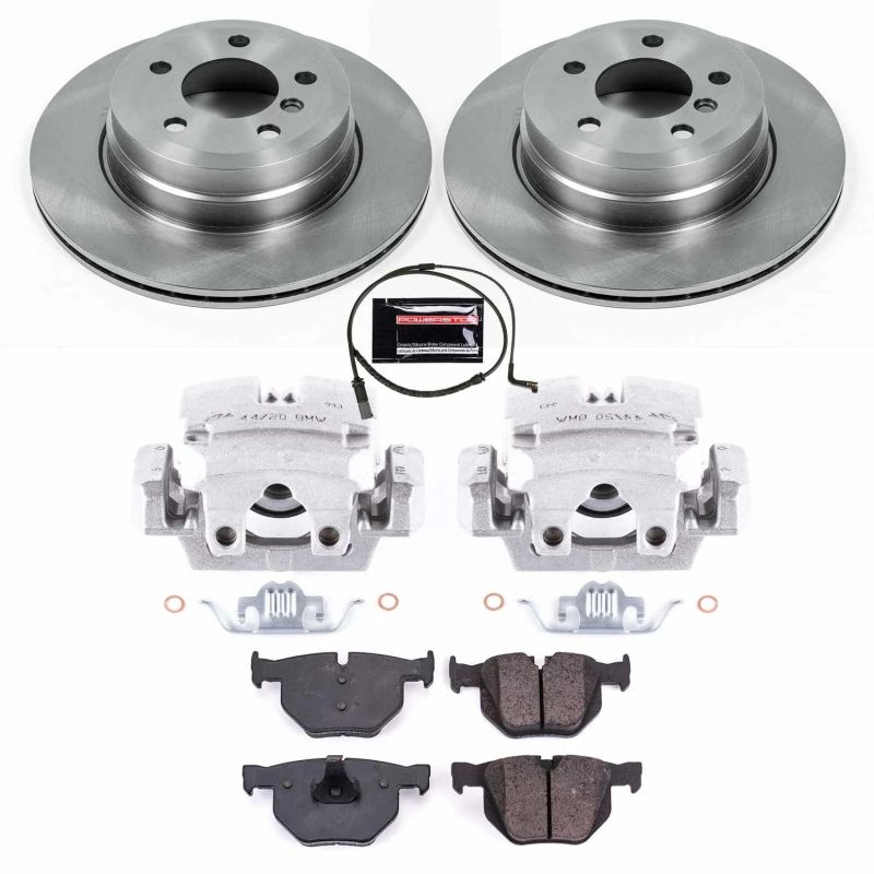 Power Stop 07-15 BMW X5 Rear Autospecialty Brake Kit w/Calipers Brake Kits - OE PowerStop