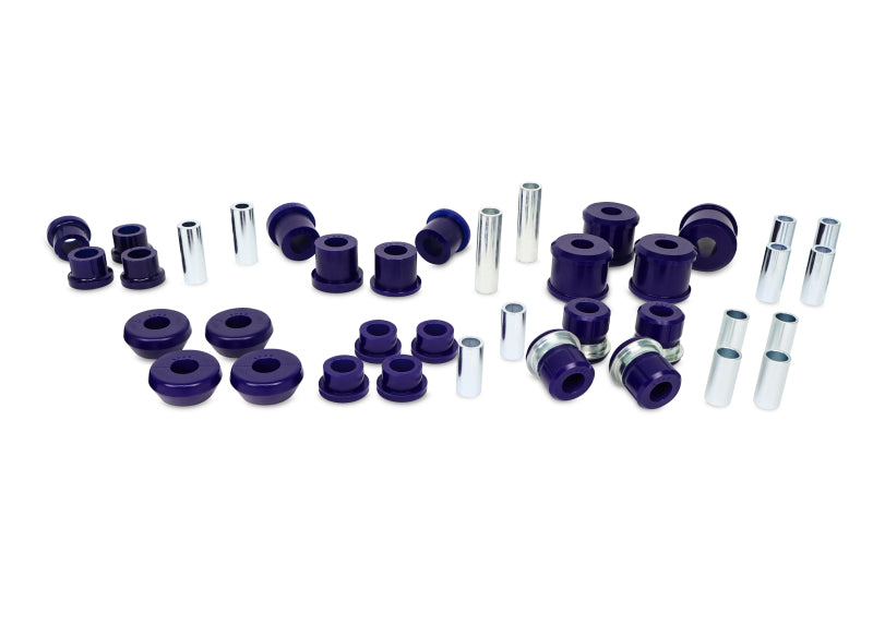 SuperPro 90-97 Mitsubishi Montero LS Control Arm & Trailing Arm Bushing Kit - (60mm Trailing Arm) Bushings - Full Vehicle Kits Superpro