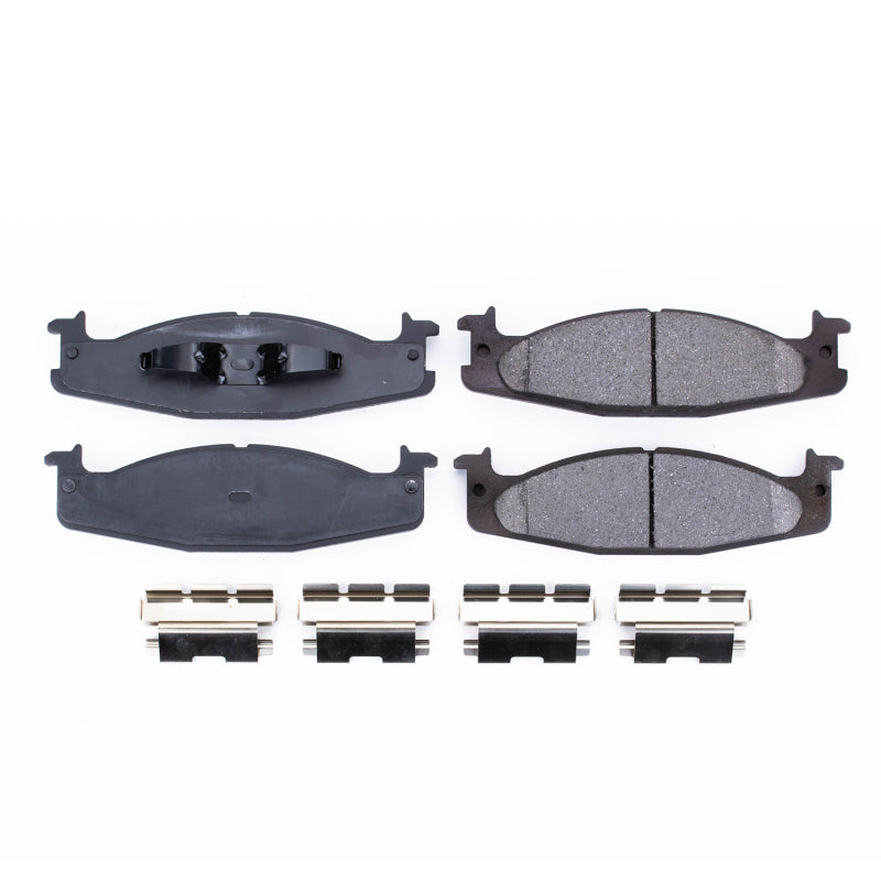 Power Stop 94-96 Ford Bronco Front Z17 Evolution Ceramic Brake Pads w/Hardware Brake Pads - OE PowerStop