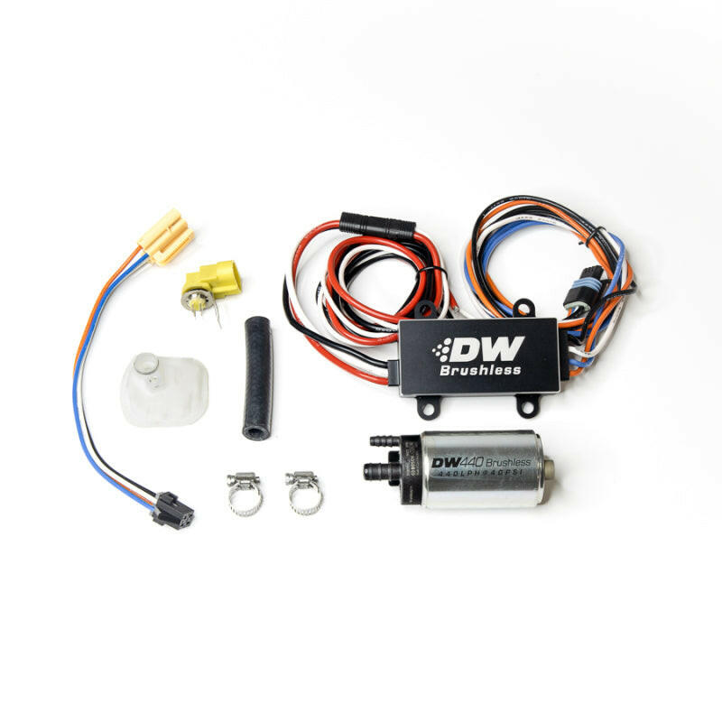 DeatschWerks DW440 440lph Brushless Fuel Pump Single/Dual Controller & Install 05-10 Ford Mustang GT Fuel Pumps DeatschWerks