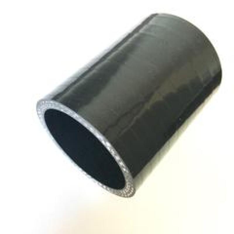 Ticon Industries 4-Ply Black 2.0in Straight Silicone Coupler Silicone Couplers & Hoses Ticon