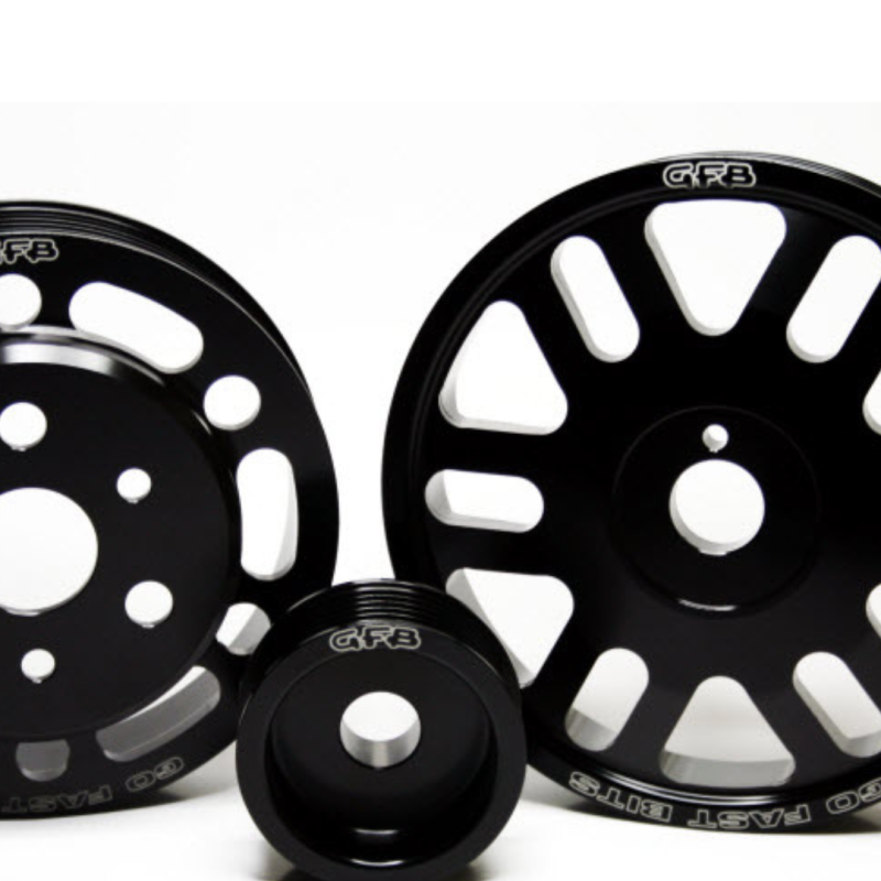 GFB 13 Subaru BRZ / 13 Scion FR-S 3 Pc L/W Pulley Kit (Inc Crank/Alternator/Water Pump Pulleys) Pulleys - Crank, Underdrive Go Fast Bits
