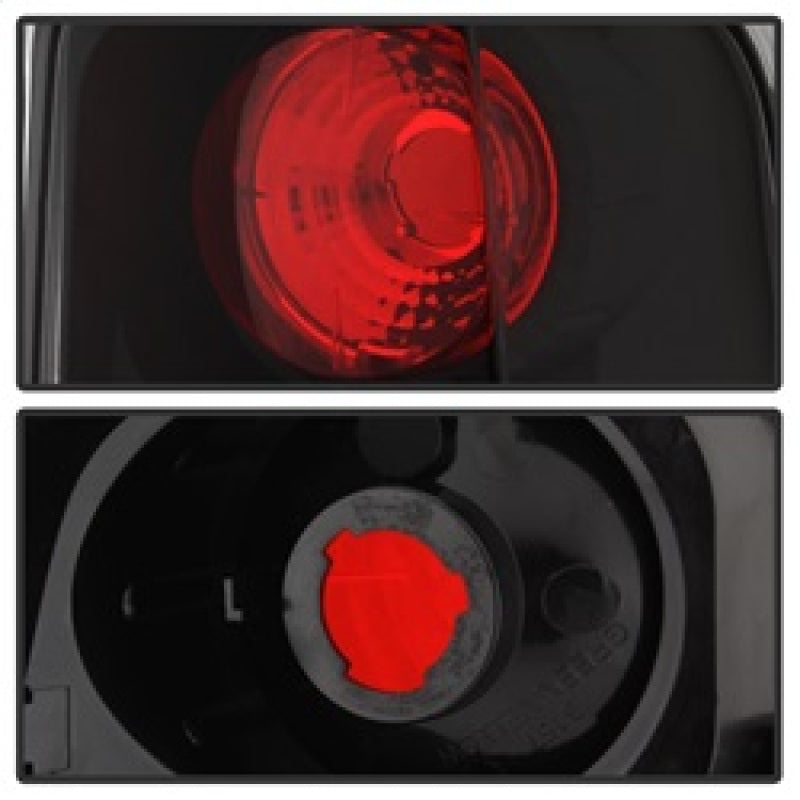 Spyder Cadillac Escalade SUV (Not EXT)02-06 Euro Style Tail Lights Black ALT-YD-CE02-BK Tail Lights SPYDER