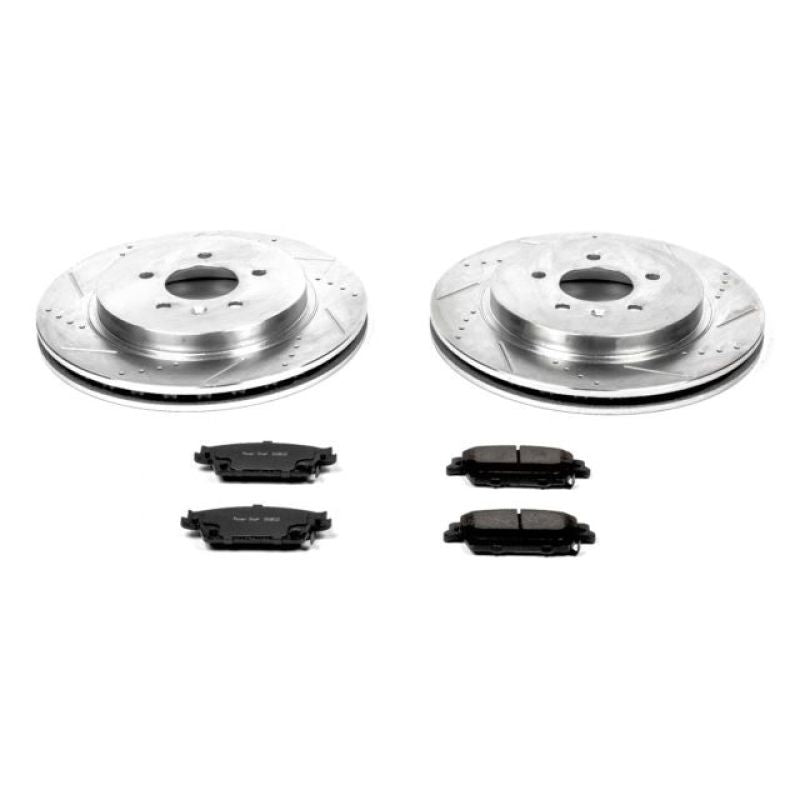 Power Stop 06-07 Cadillac CTS Rear Z23 Evolution Sport Brake Kit Brake Kits - Performance D&S PowerStop