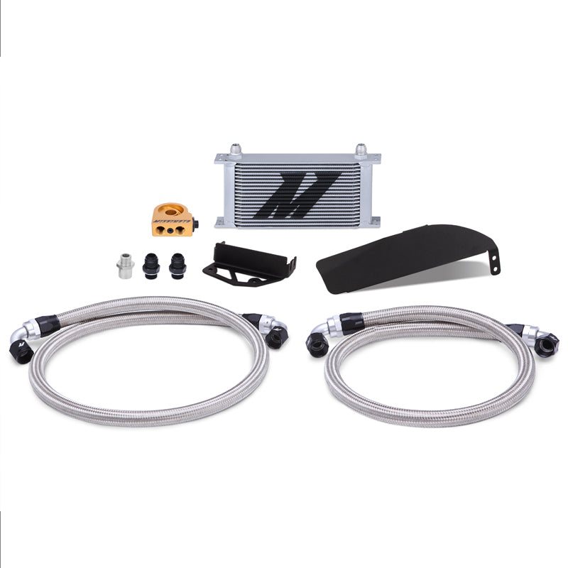 Mishimoto 2017+ Honda Civic Type R Direct Fit Oil Cooler Kit - Silver Oil Coolers Mishimoto