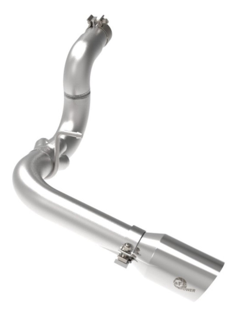 aFe 20-21 Jeep Wrangler Large Bore-HD 3in 304 Stainless Steel DPF-Back Exhaust System - Polished Tip DPF Back aFe