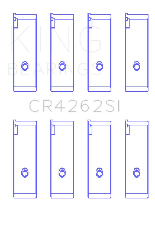 King Engine Bearings Suzuki J18K/J20A (Size +0.50mm) Connecting Rod Bearing Set Connecting Rods King Engine Bearings